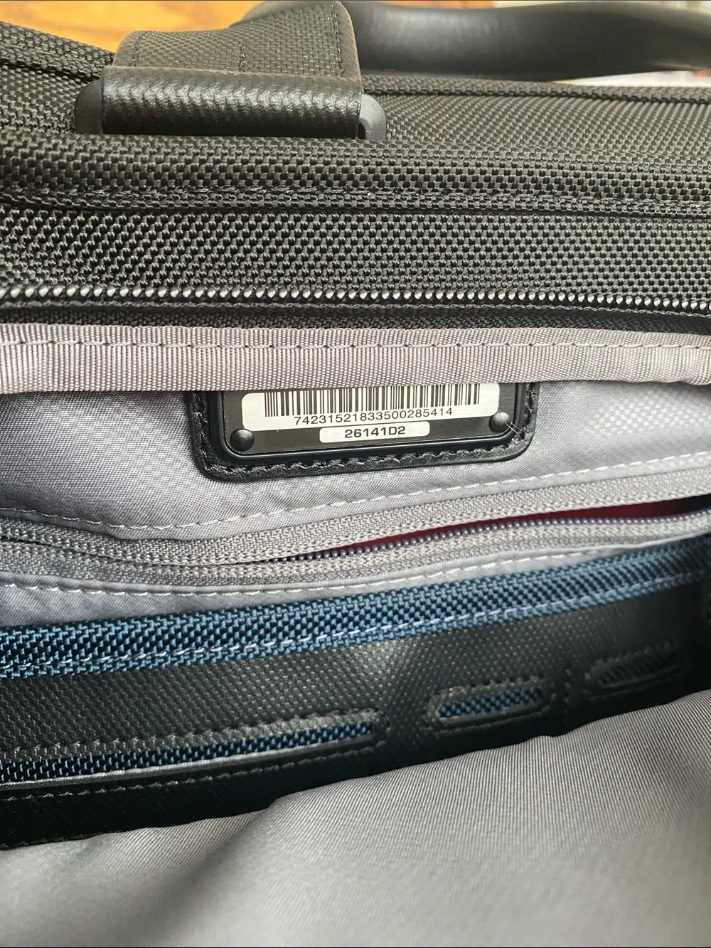 Tumi Black Men's Briefcase Laptop Bag